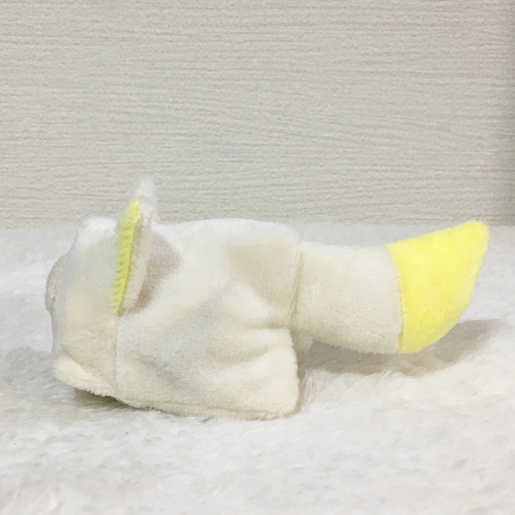 もちマスミニ着ぐるみ きつね ミルク&レモンイエロー