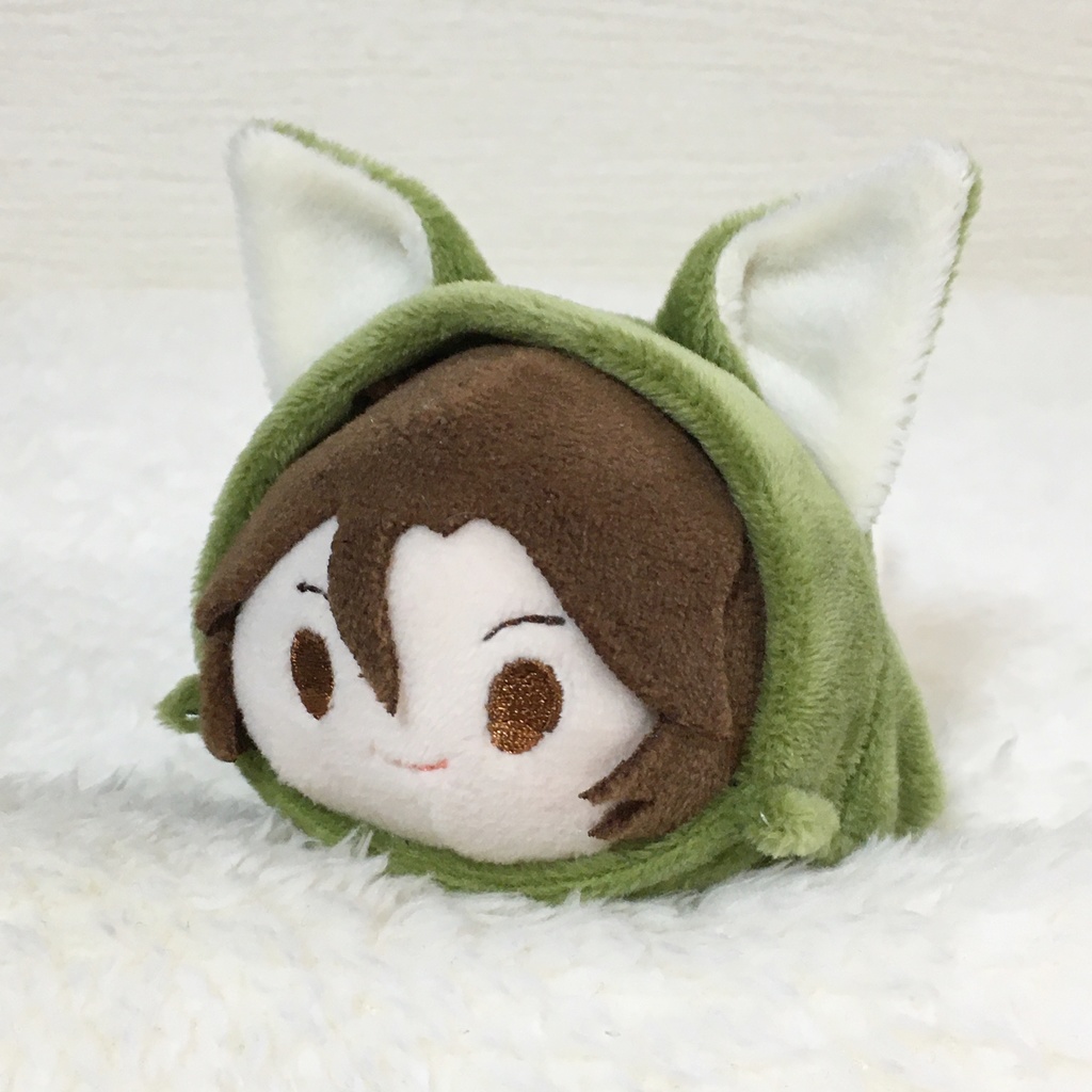 もちマス/もちころりん着ぐるみ きつね カーキ&ミルク