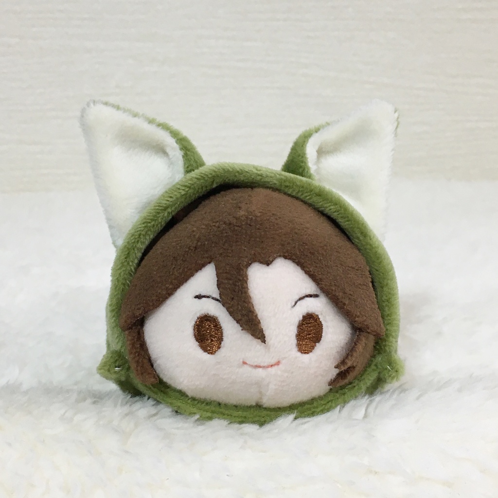 もちマス/もちころりん着ぐるみ きつね カーキ&ミルク