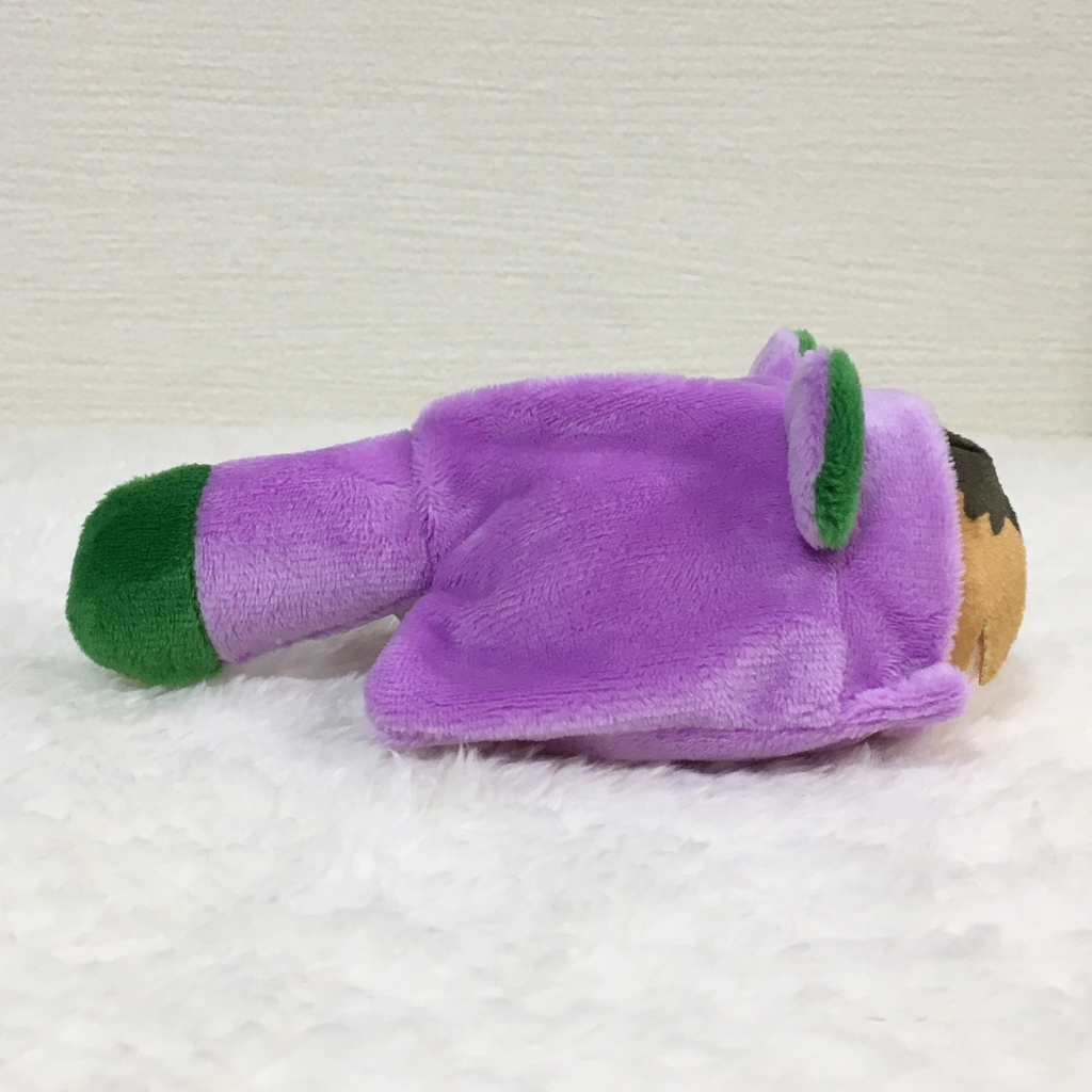 のるキャラ着ぐるみ たぬき パープル&グリーン