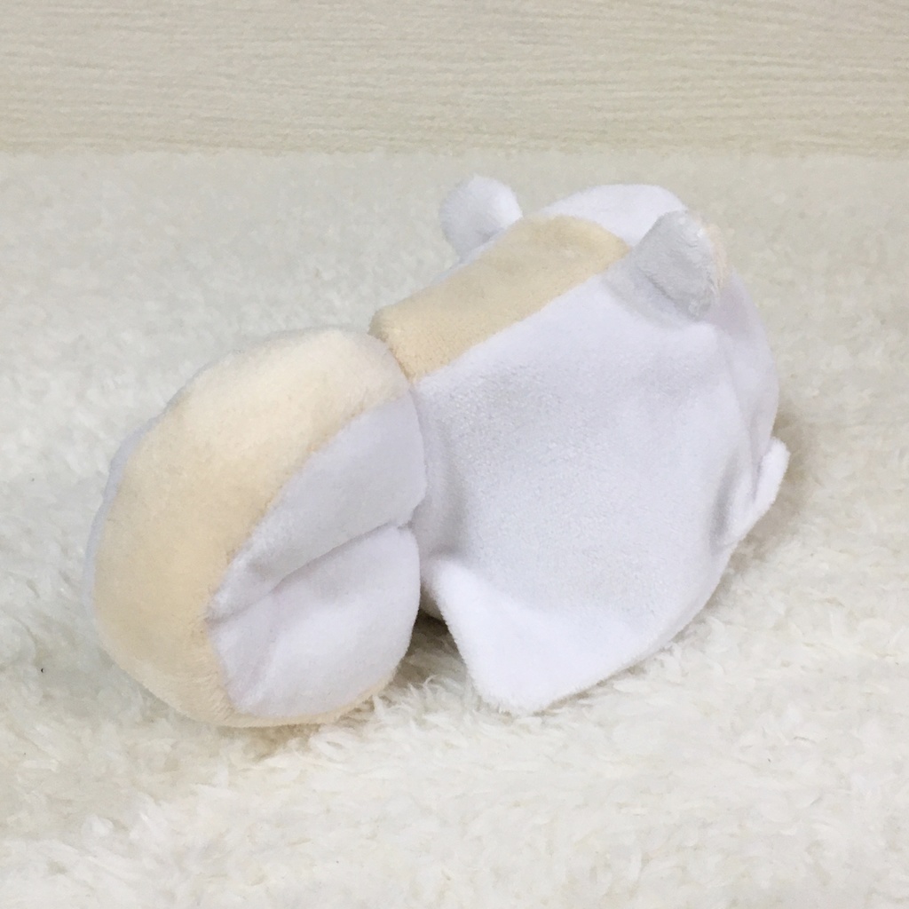 もちマス/もちころりん着ぐるみ シマリス ホワイト&アイボリー