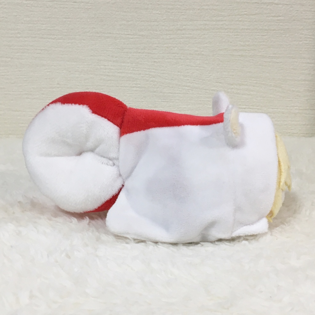 もちマス/もちころりん着ぐるみ シマリスホワイト&レッド