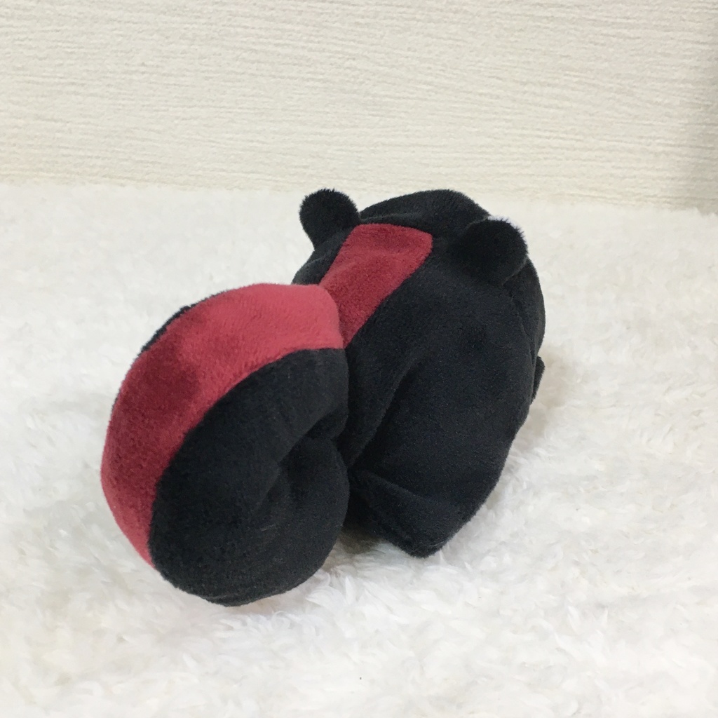 もちマス/もちころりん着ぐるみシマリス ブラック&ワインレッド