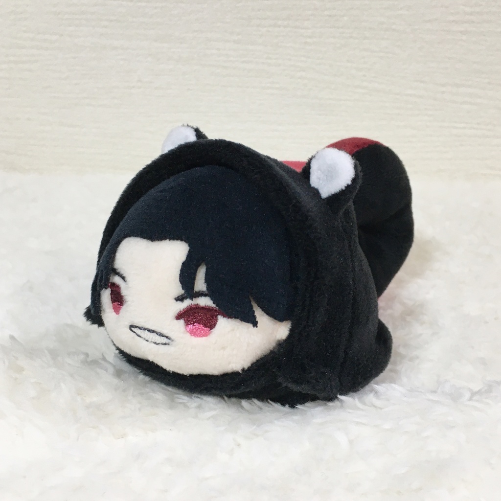 もちマス/もちころりん着ぐるみシマリス ブラック&ワインレッド