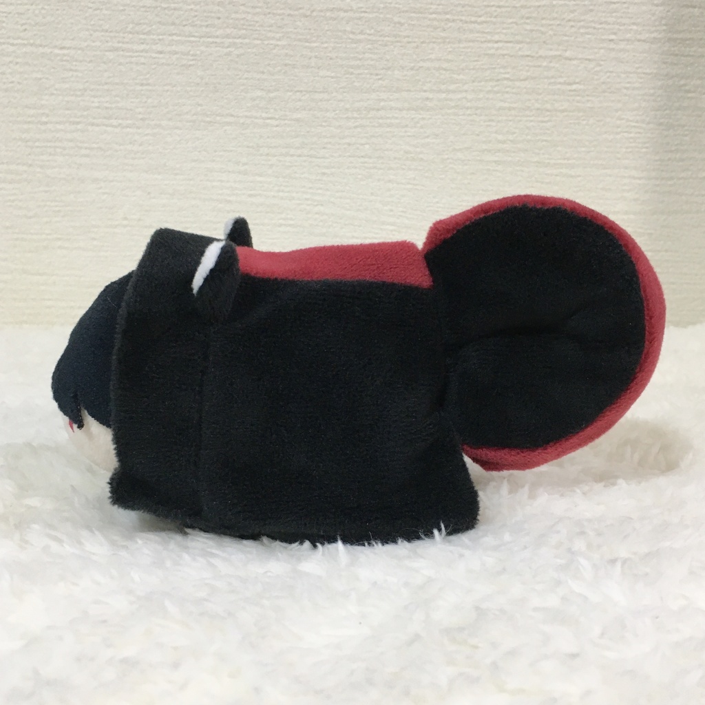 もちマス/もちころりん着ぐるみシマリス ブラック&ワインレッド