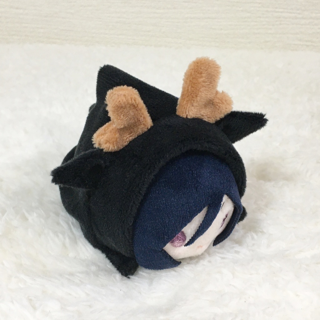 もちマス/もちころりん着ぐるみ しか ブラック&ライトブラウン