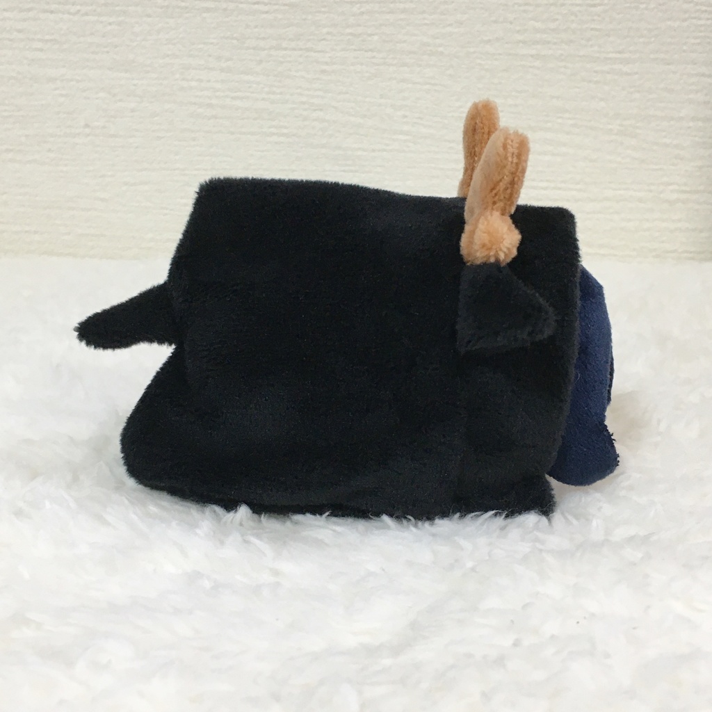 もちマス/もちころりん着ぐるみ しか ブラック&ライトブラウン