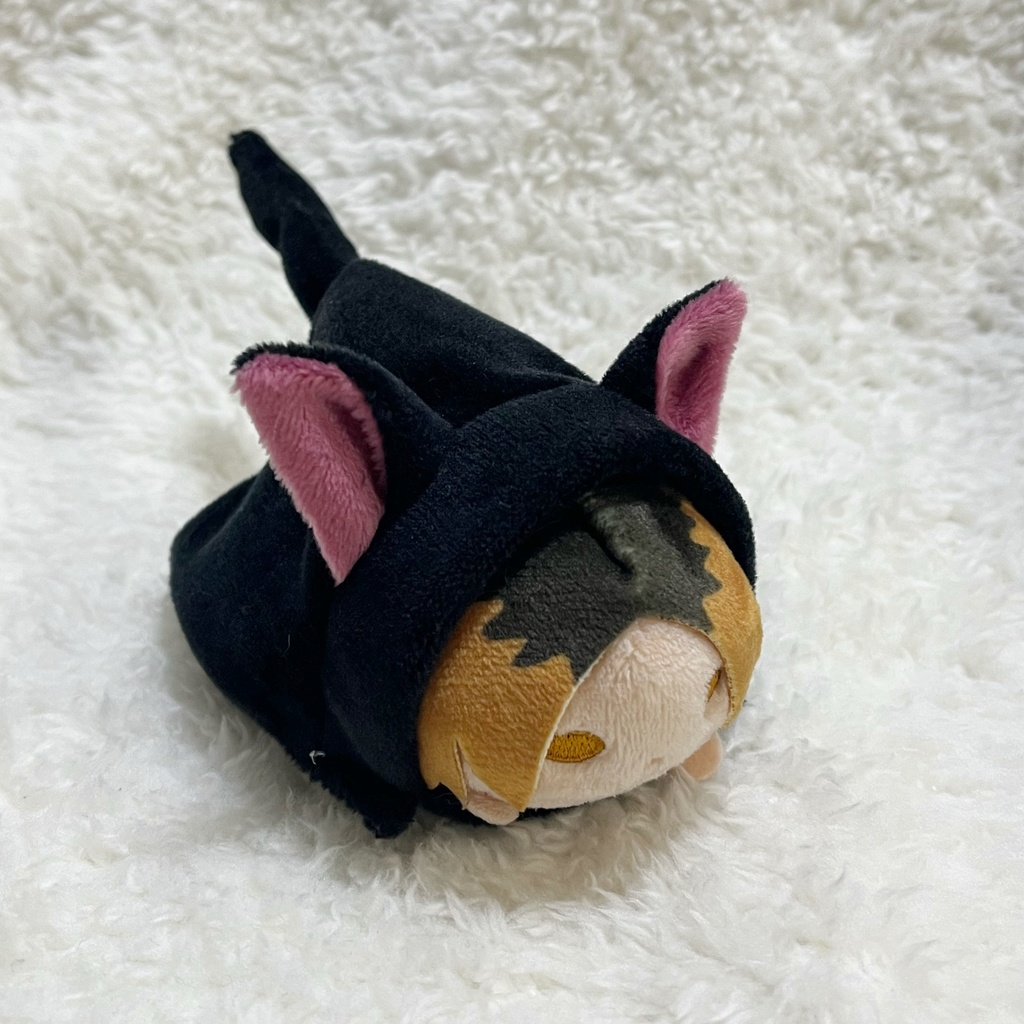 のるキャラ着ぐるみ ねこ ブラック&苺色