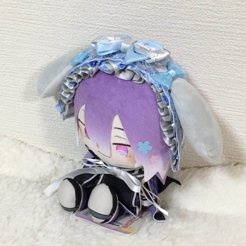 わんぱくサイズ　ヘッドドレス　うさ耳　ライトグレー