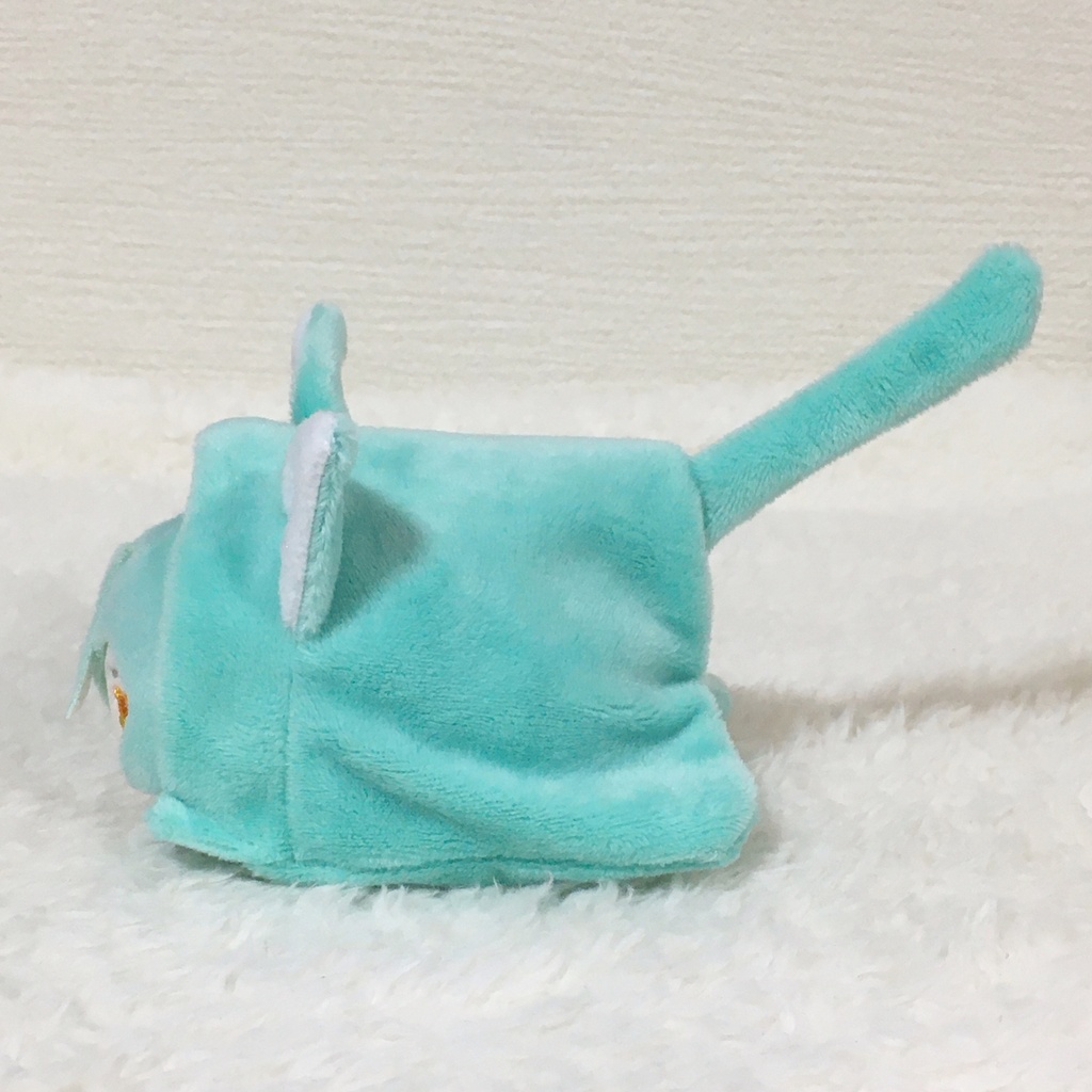 もちマス/もちころりん着ぐるみ ねこ(折れ耳) ミントグリーン