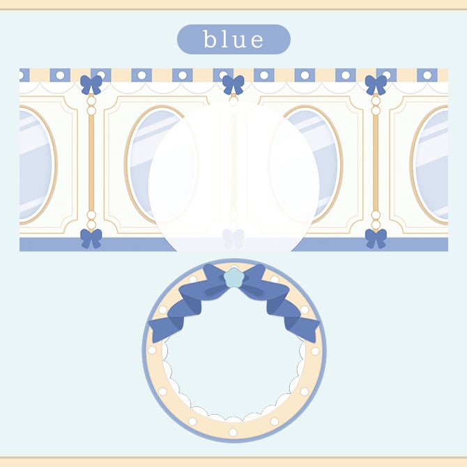 【メリーゴーランド】IRIAM用ヘッダー/アイコンリング