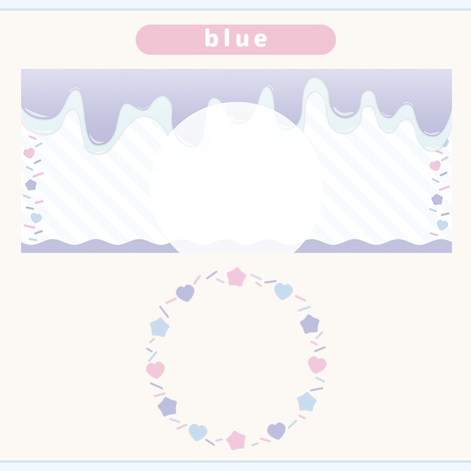 【アイスクリーム】IRIAMヘッダー/アイコンリング