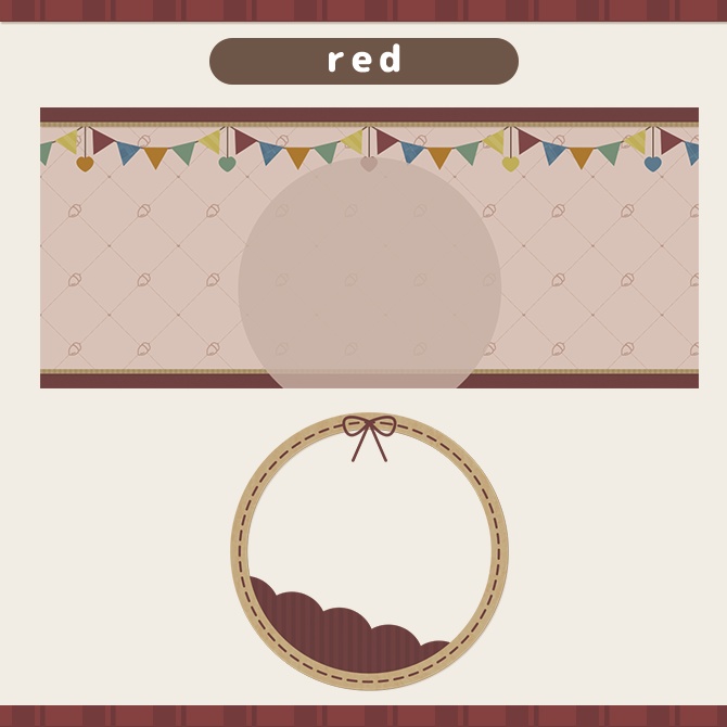 【Autumn forest】IRIAMヘッダー/アイコンリング