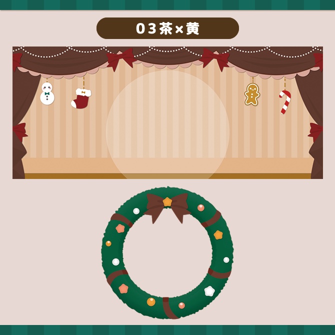 【Christmas】IRIAMヘッダー/アイコンリング