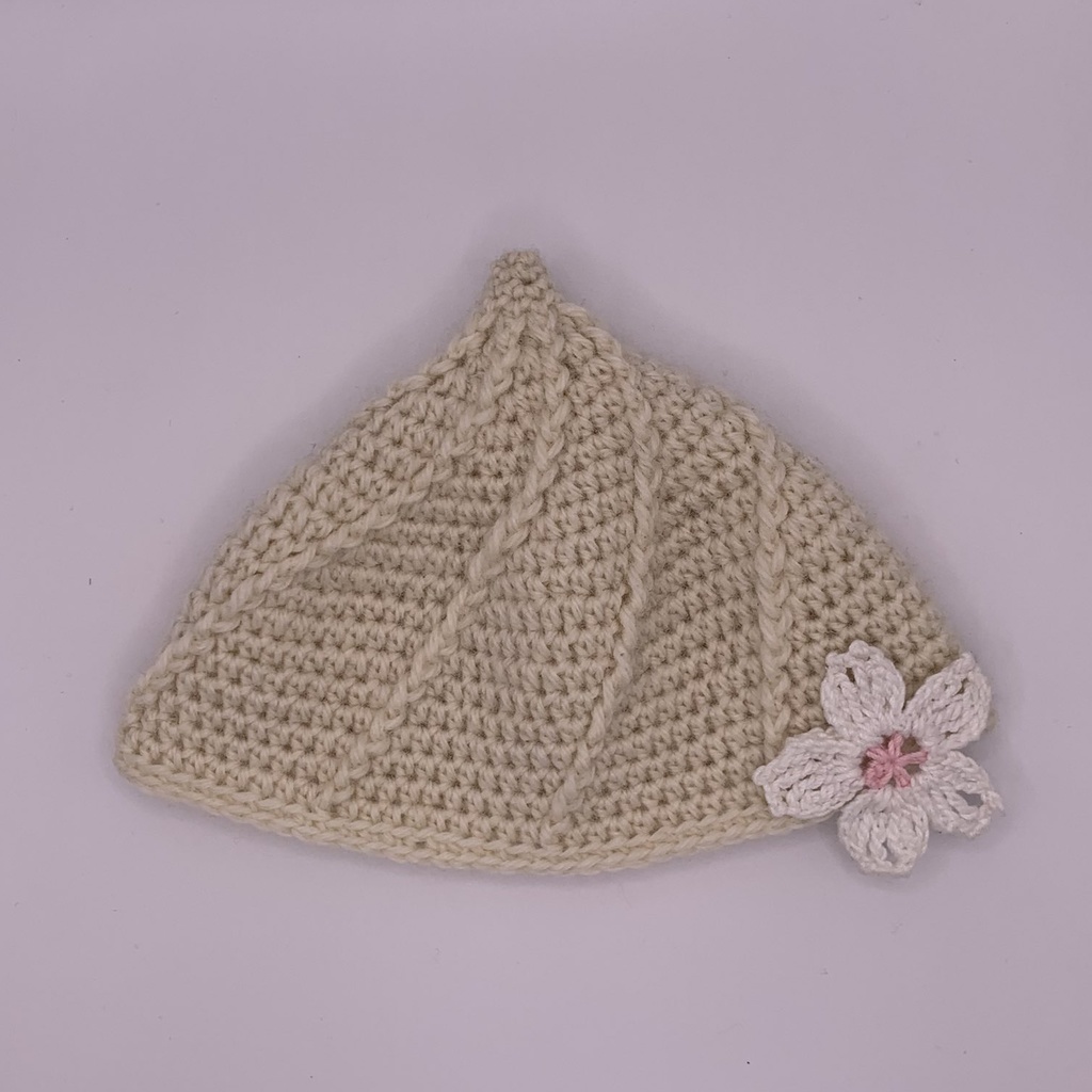 ホイップ帽子~誉桜添え~(わんぱくぬい用)