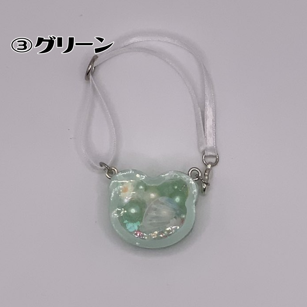 シャカシャカくまさんのバッグ(10cmぬい用)
