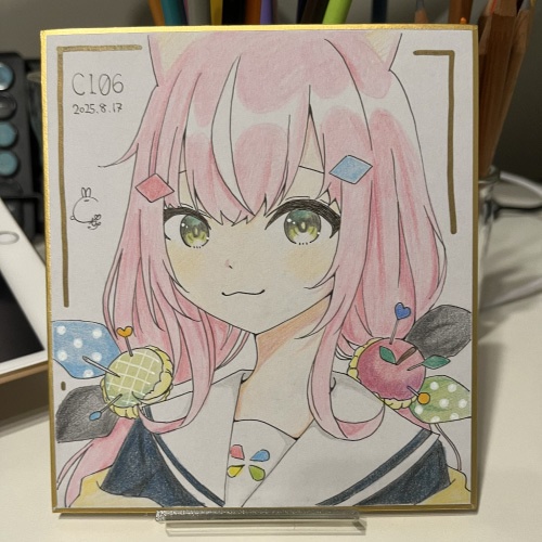 ミニ色紙