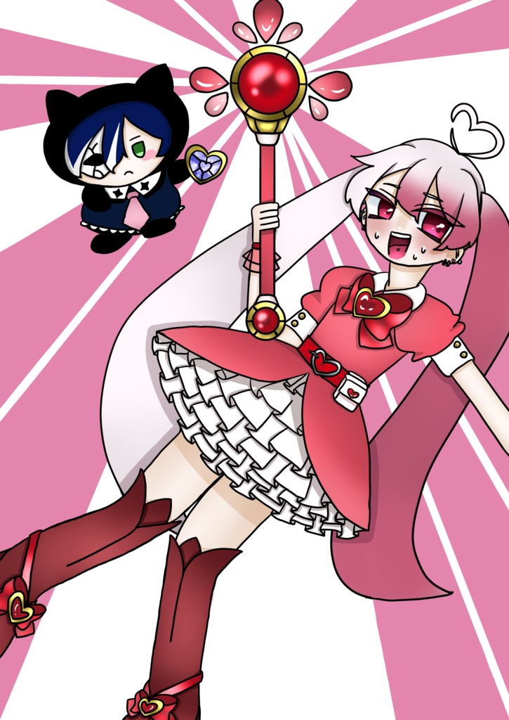 【非公式】B5魔法少女(？)下敷き