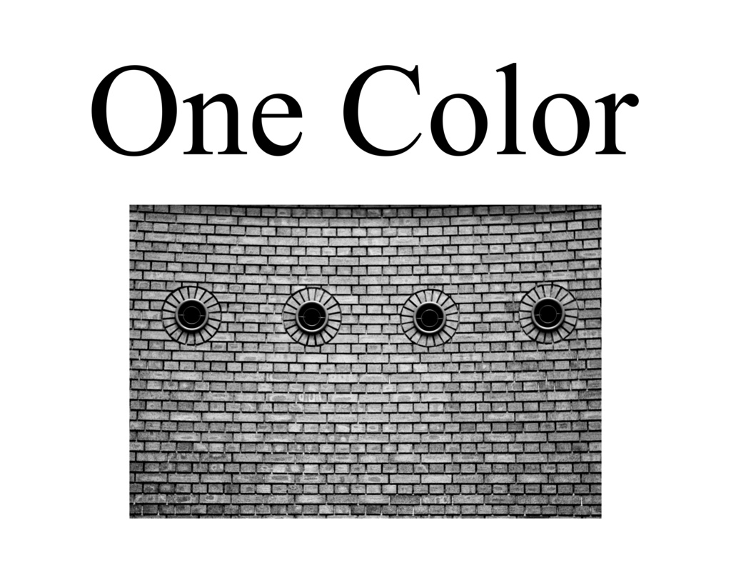 One color
