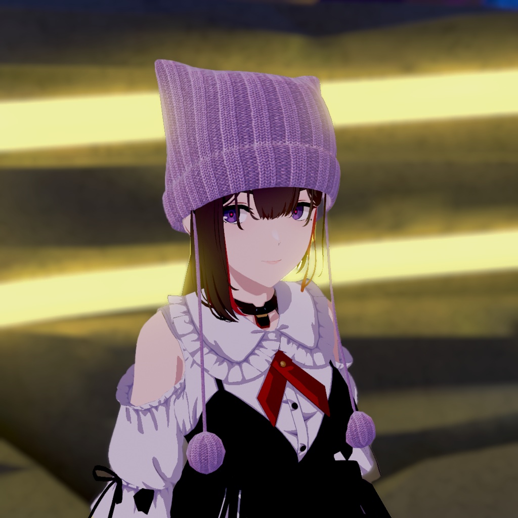 ぽんぽん付き猫耳ニット帽【20色+Fur】