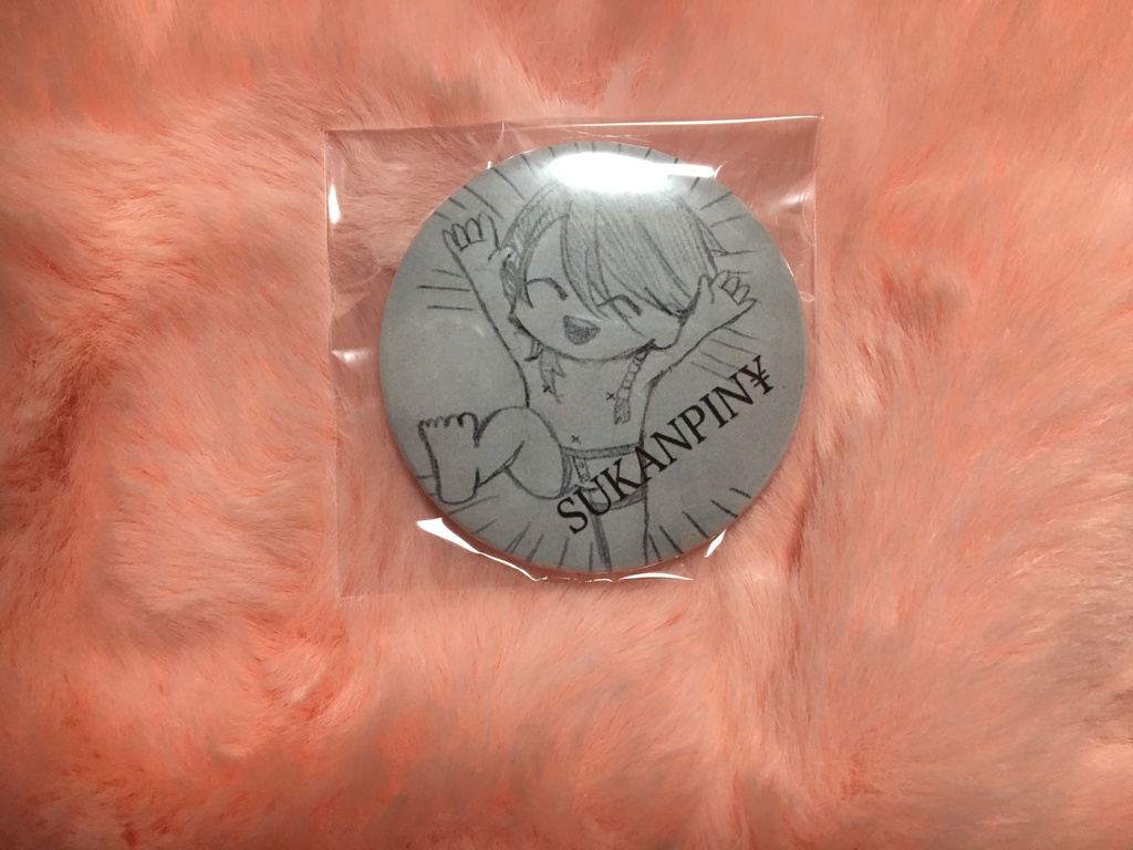 スカンピン缶バッジ(3.5㎝)