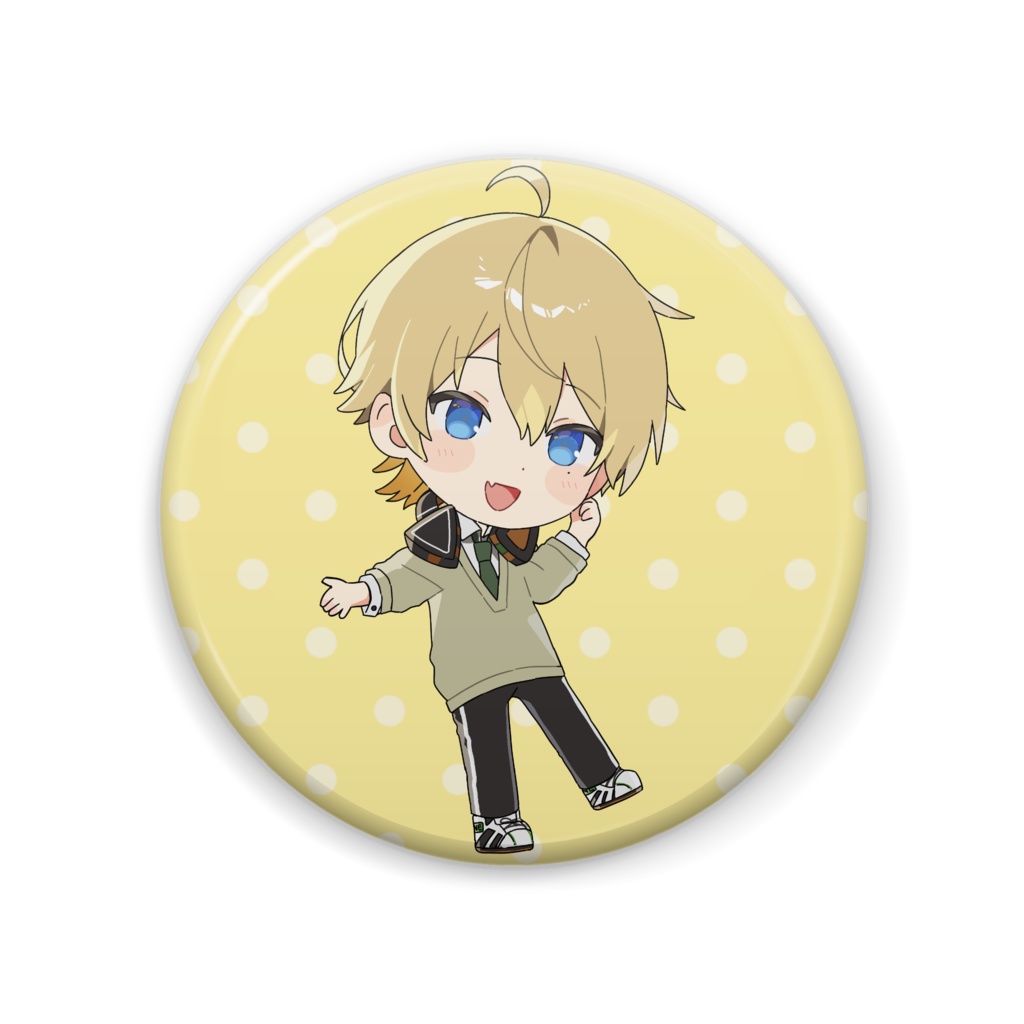 SDきつねくん 缶バッヂ