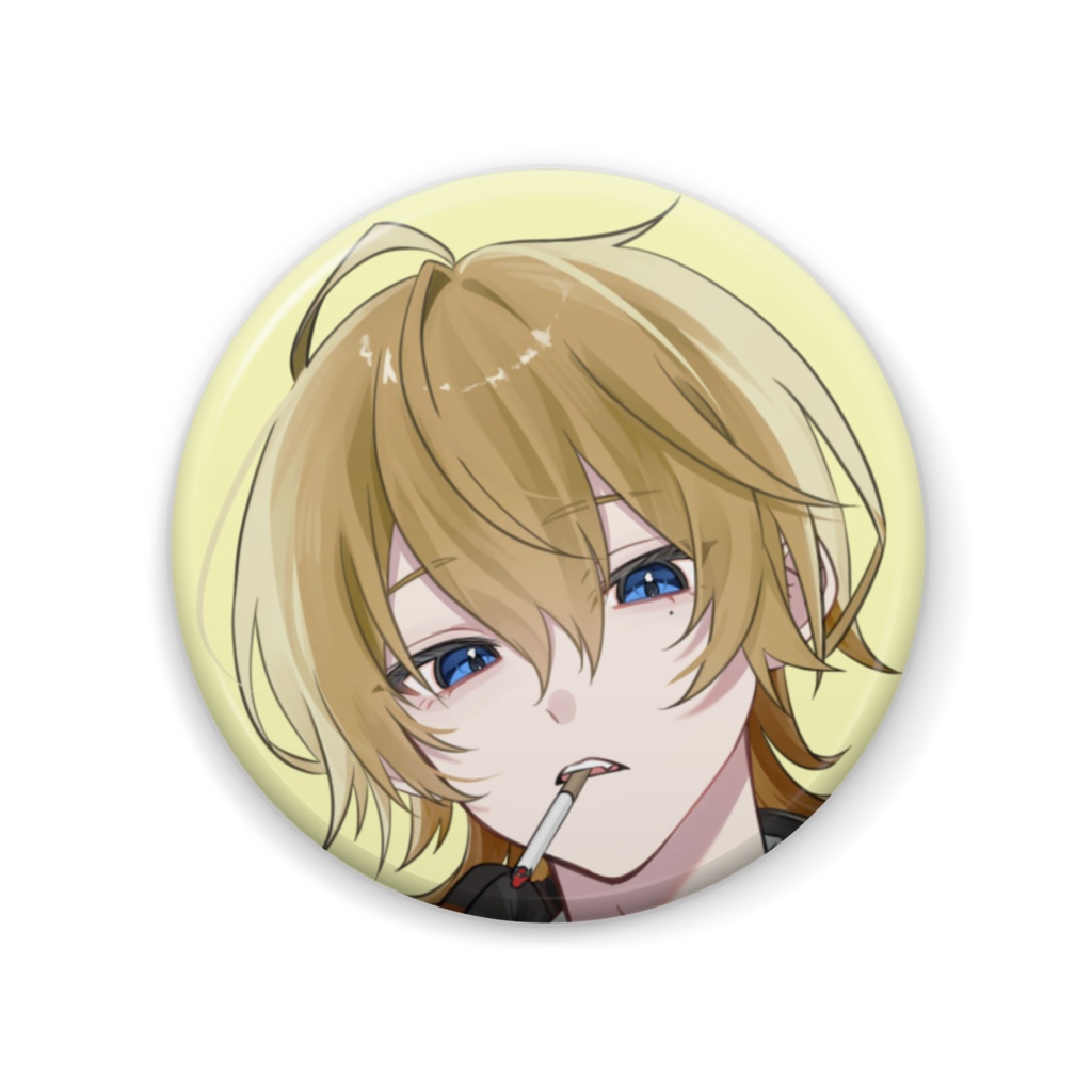 きつねくん缶バッヂVer.1