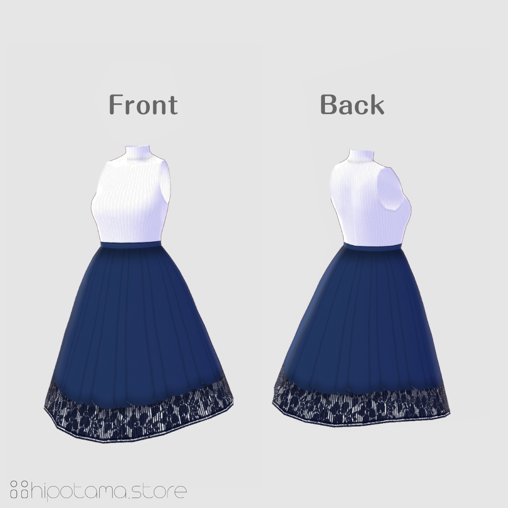 サマーフォーマルセット【VRoid用】