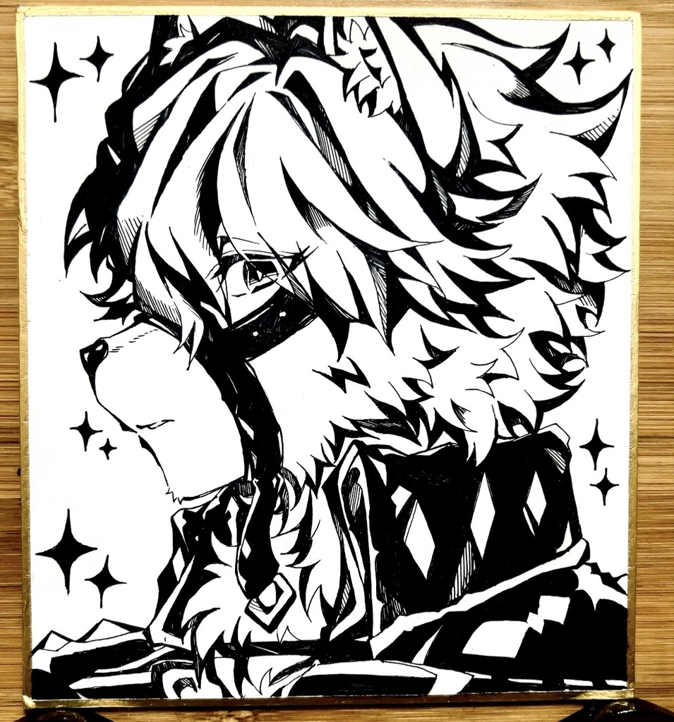 ゼンレスゾーンゼロ　ライカン　手描きイラスト