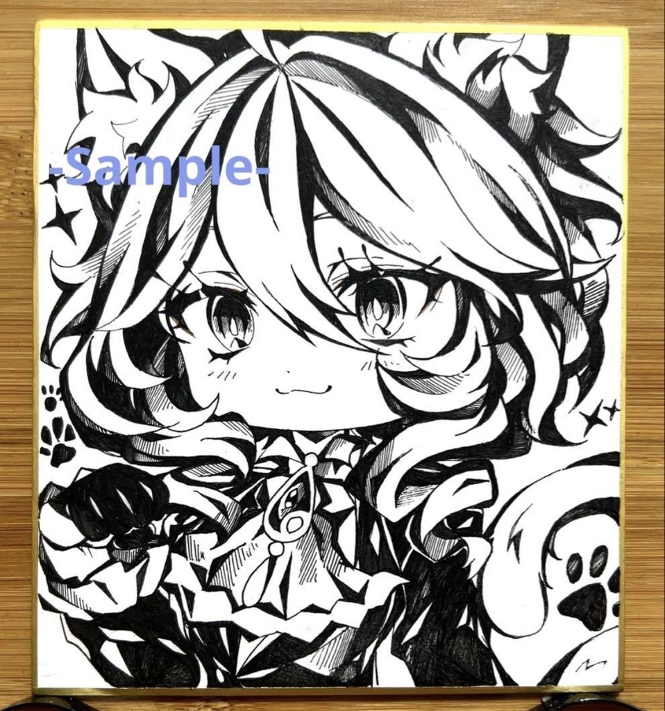 原神　フリーナ　手描きイラスト