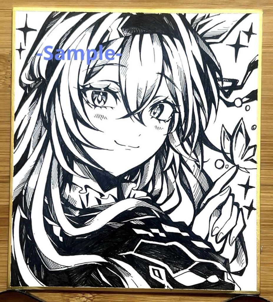 崩壊スターレイル　ホタル　色紙　手描きイラスト