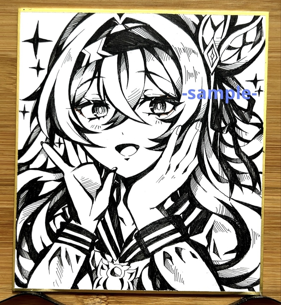 崩壊スターレイル ホタル 色紙 手描きイラスト