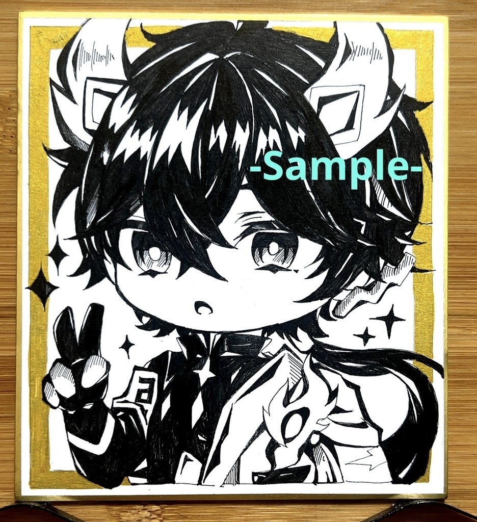 崩壊スターレイル　丹恒　小色紙　手描きイラスト