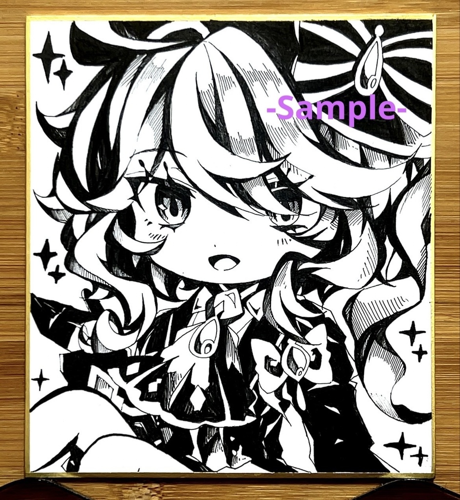 原神 フリーナ 手描きイラスト