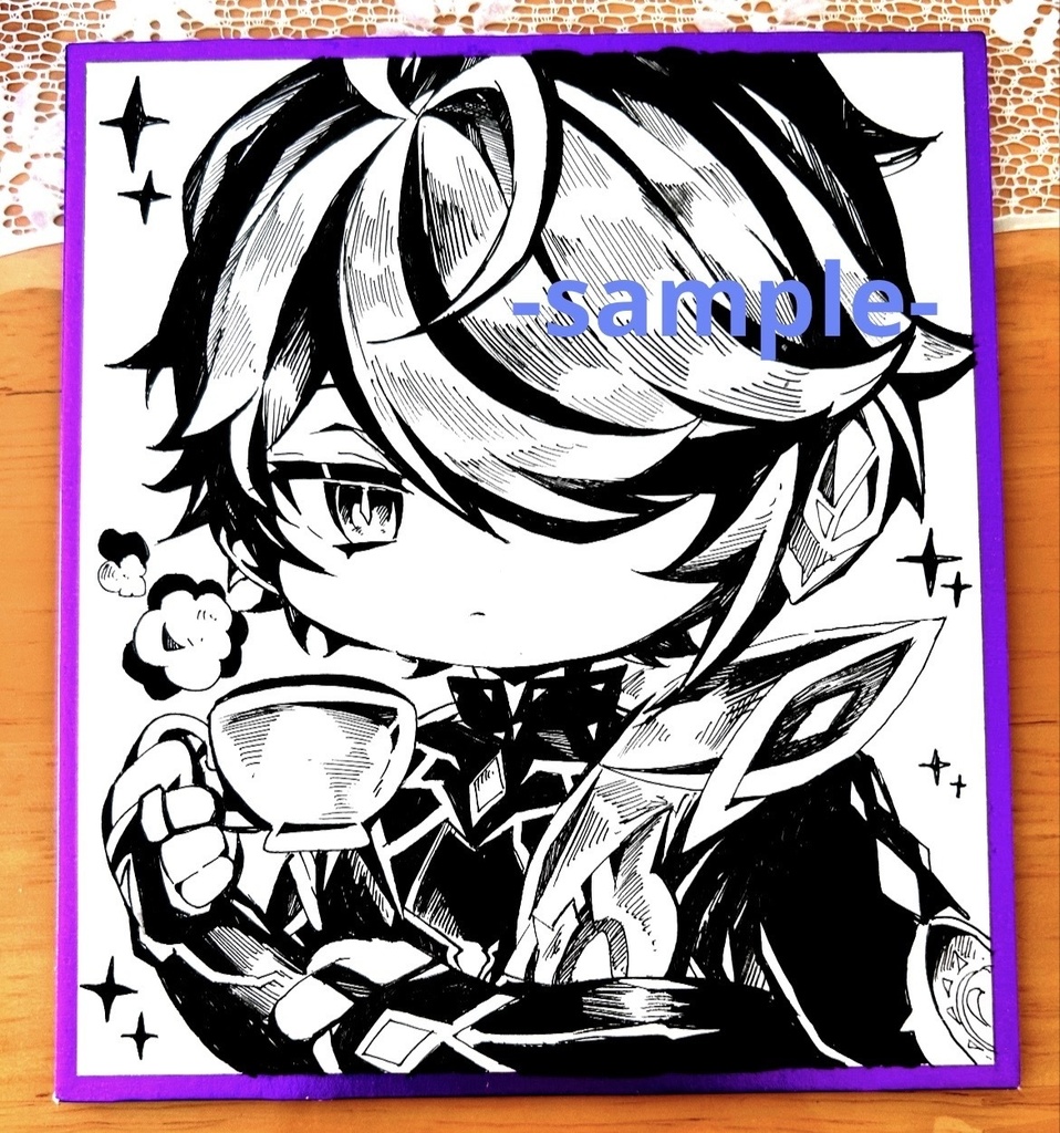 [原神] アルハイゼン　手描きイラスト