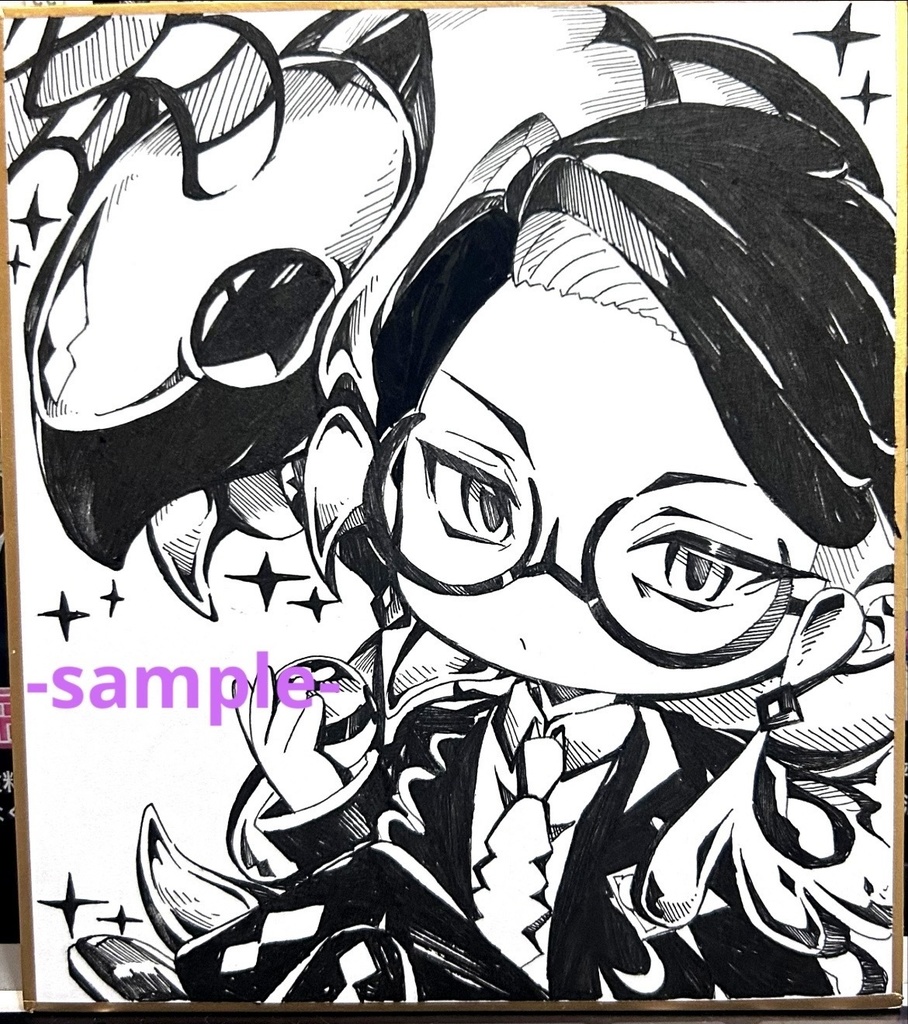 [レジェンズZA]ポケモン　カラスバ　手描きイラスト