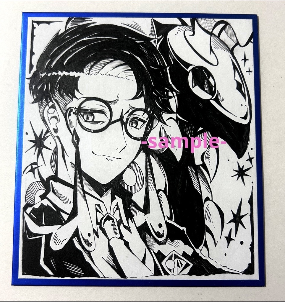 [レジェンズZA]カラスバ　ポケモン　手描きイラスト