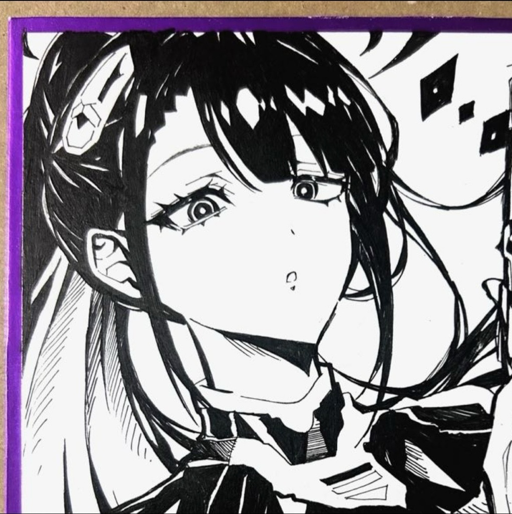 [ブルアカ]調月リオ　手描きイラスト