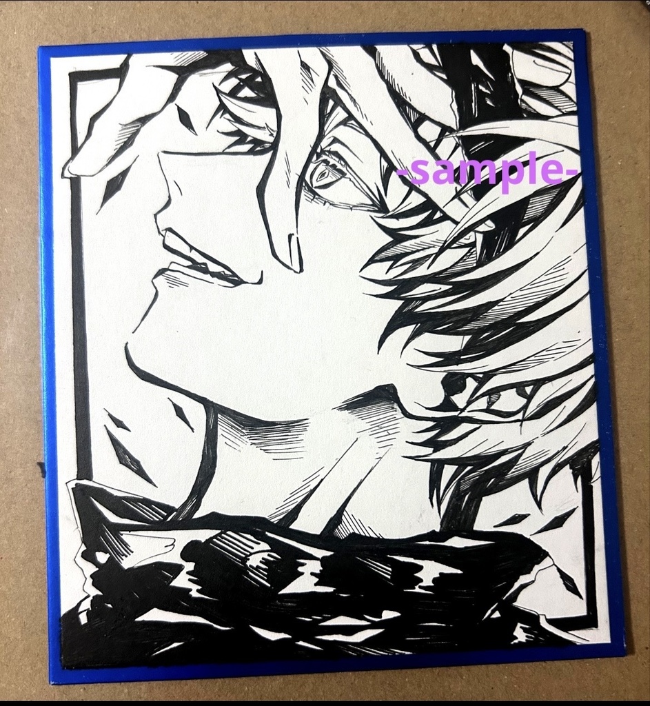 [呪術廻戦]五条悟　手描きイラスト