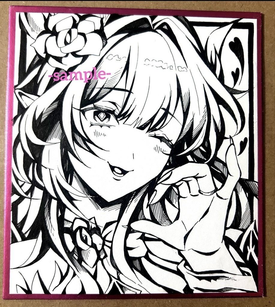 [崩壊スターレイル]キュレネ　手描き色紙