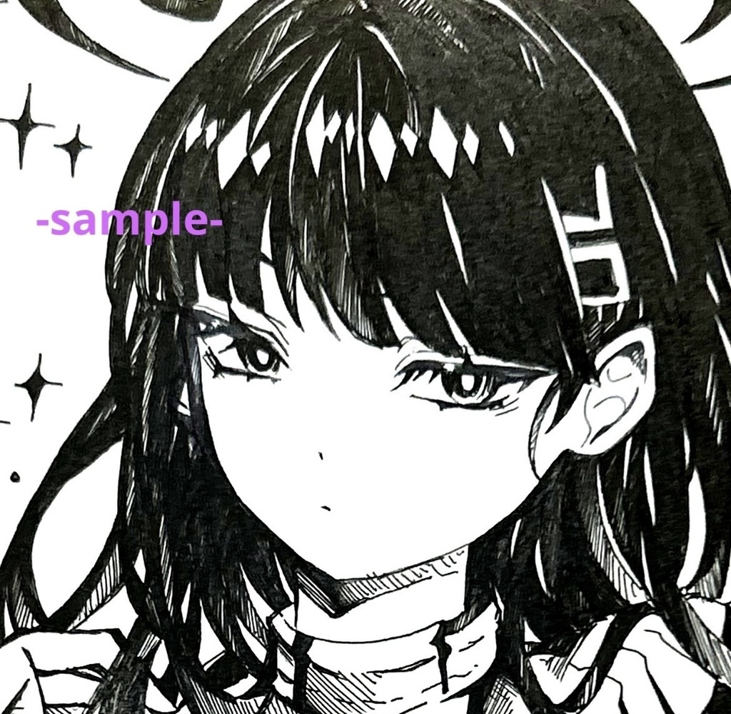 [ブルアカ]調月リオ　手描きイラスト