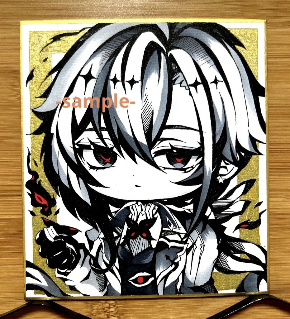 [原神]アルレッキーノ　手描きイラスト