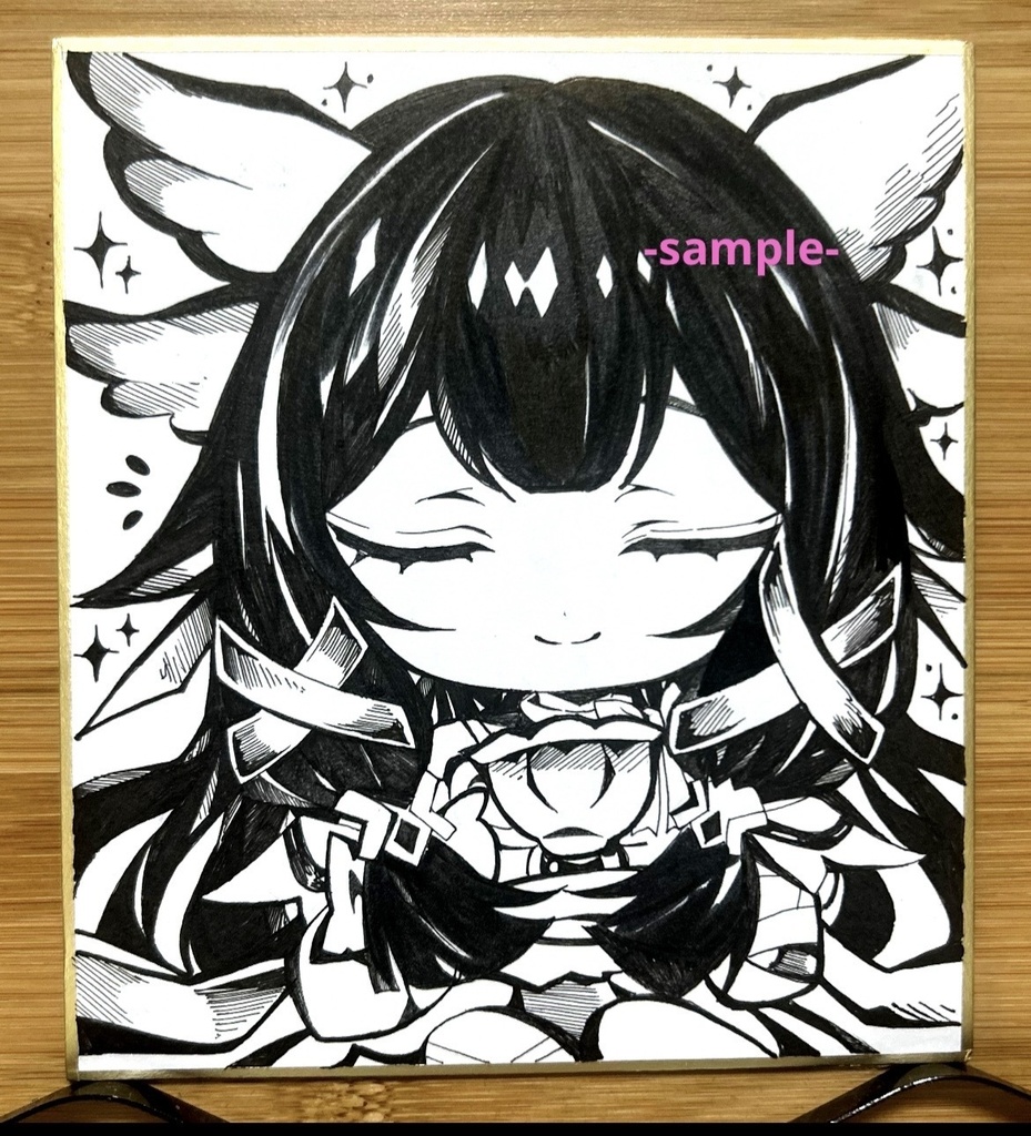 [原神]コロンビーナ　手描きイラスト