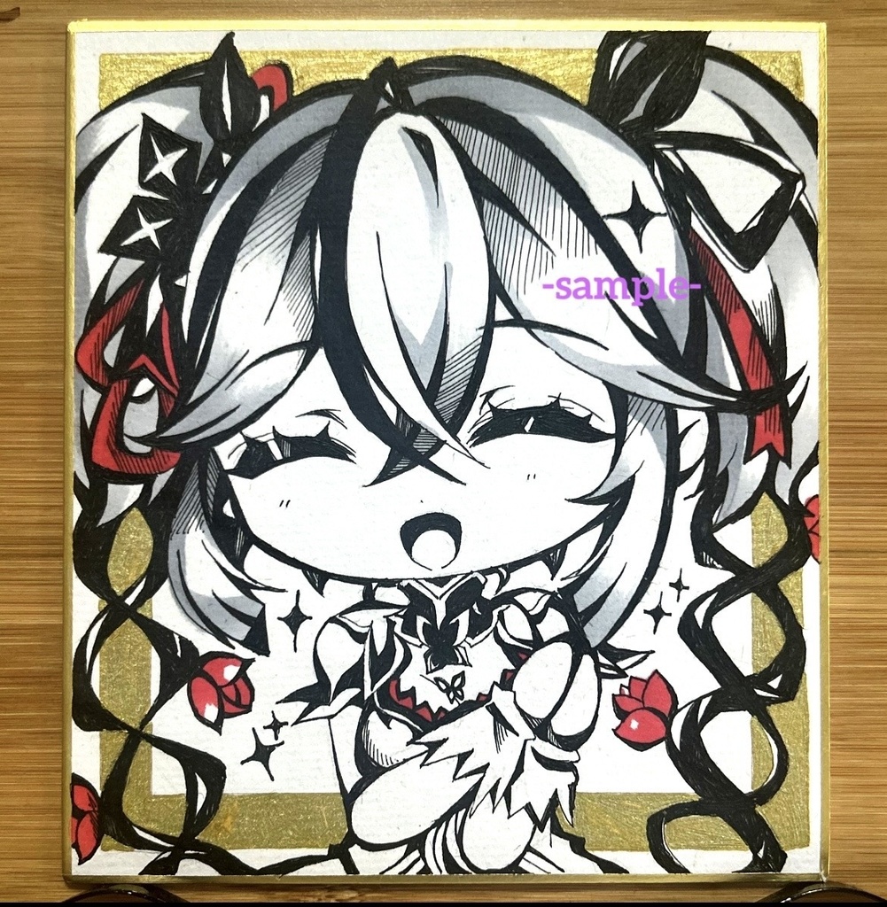 [鳴潮]ツバキ　手描きイラスト