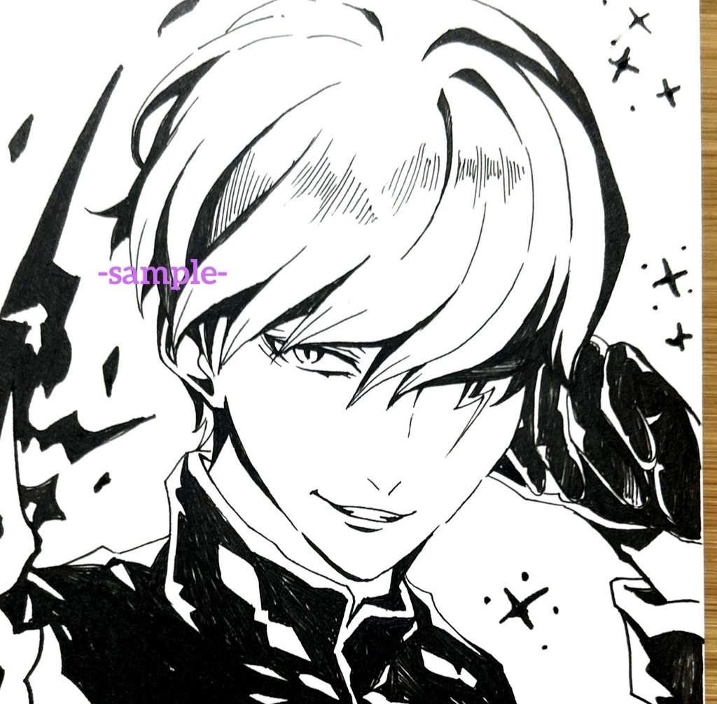 [FGO]インドラ　手描きポストカード