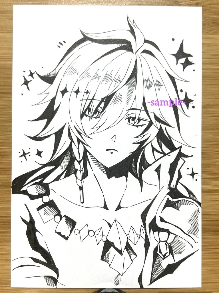 [スタレ]モーディス　手描きポストカード