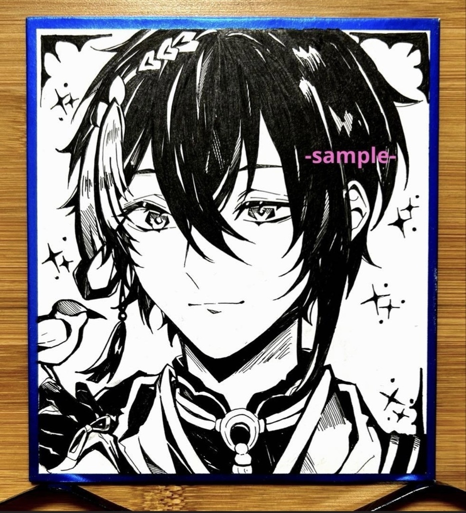 [刀剣乱舞]三日月宗近　手描きイラスト