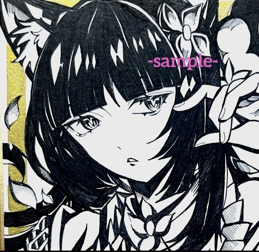 [ゼンゼロ]星見雅　手描き色紙