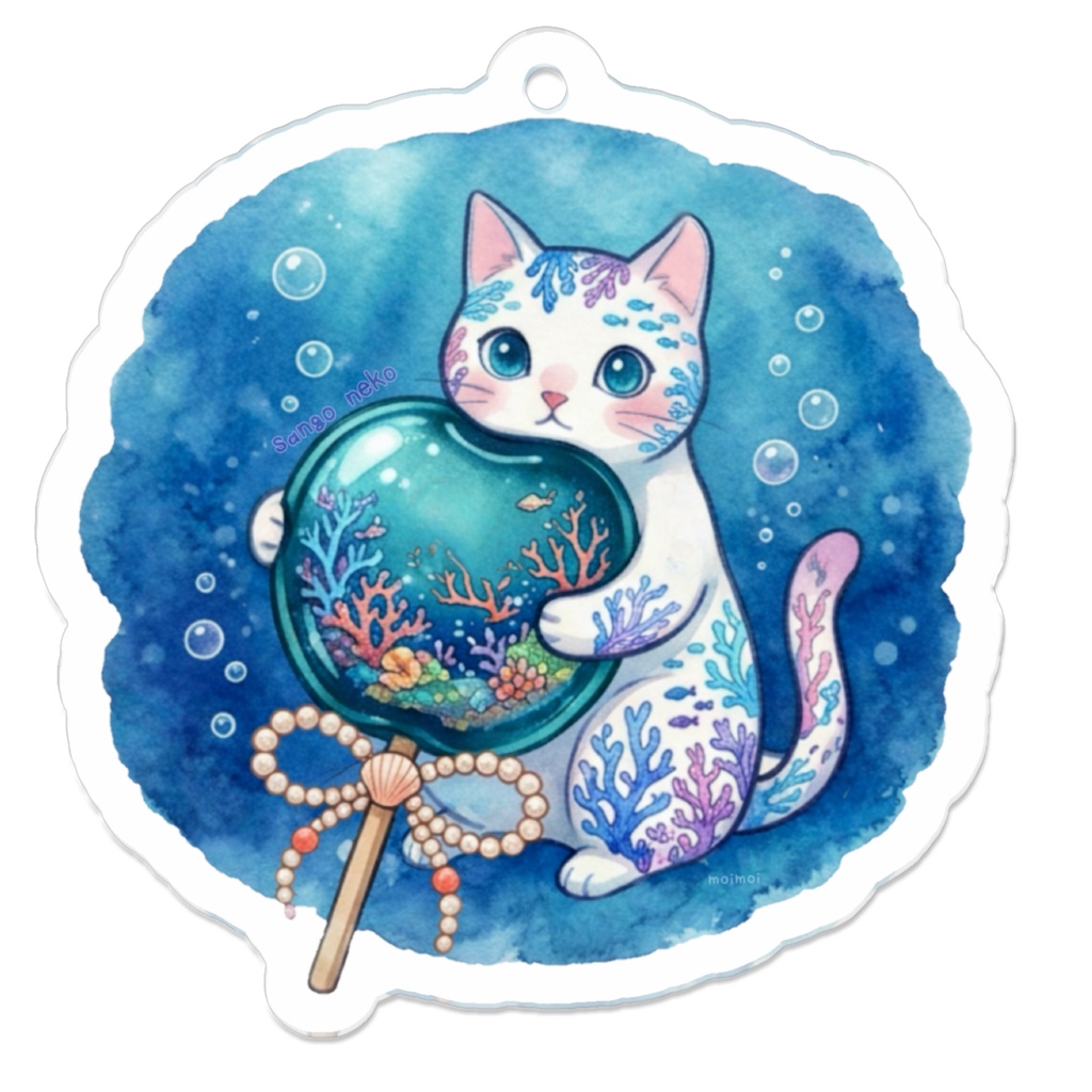 サンゴねこ(りんご飴)