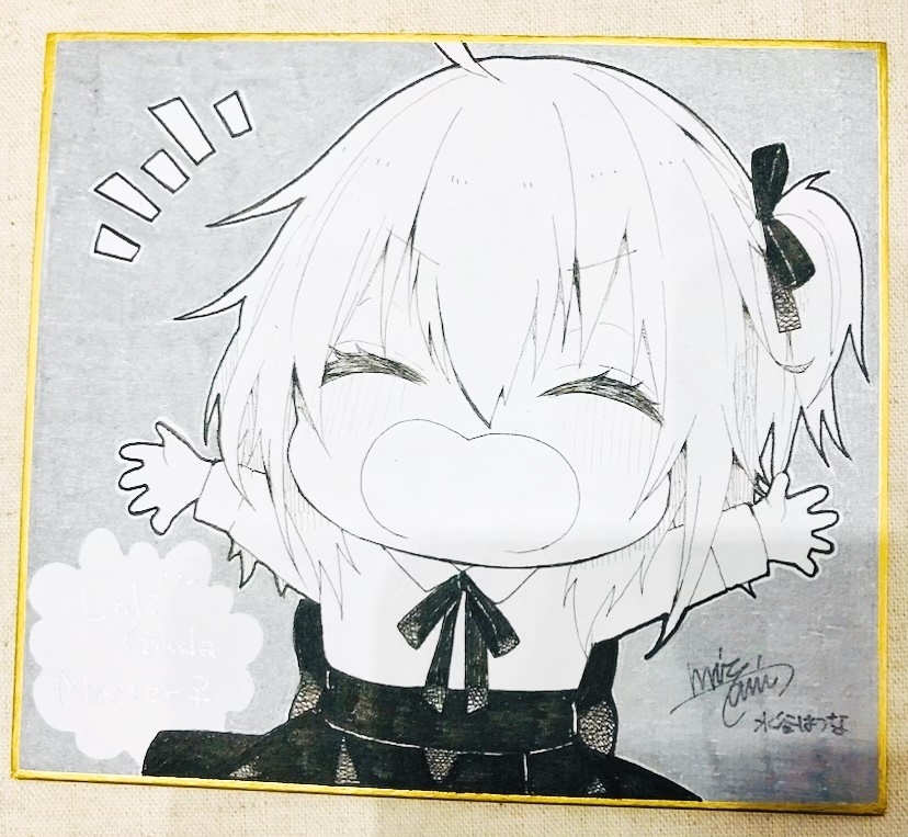 リクエスト色紙【直筆/アナログ】